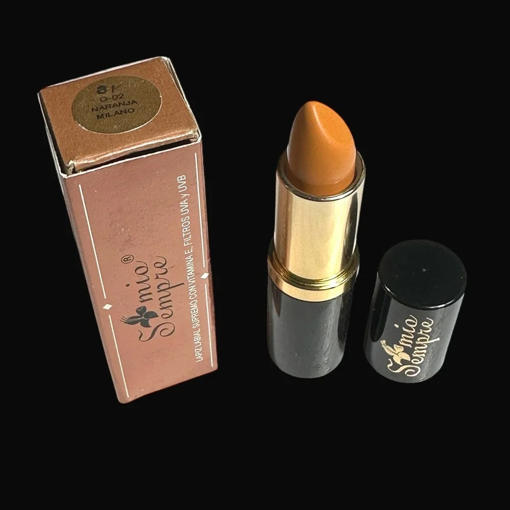 Mio‎ Sempre Lipstick 002 Naranja Milano Creamy Long Lasting Vitamin E